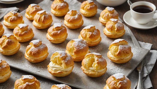 Maîtrisez l'art des choux à la crème parfaits avec notre recette inratable !